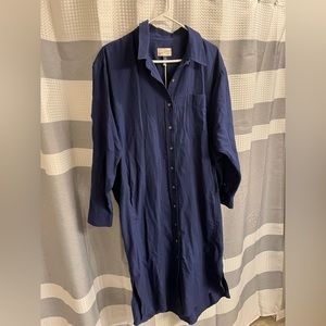 BNWT button down navy dress